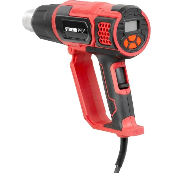 Pistol cu aer cald, 2000 W, cu accesorii, afisaj LCD, Strend Pro