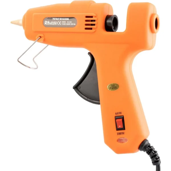 Pistol de lipit baton silicon, 2 trepte putere, 60-100 W, Richmann Exclusive