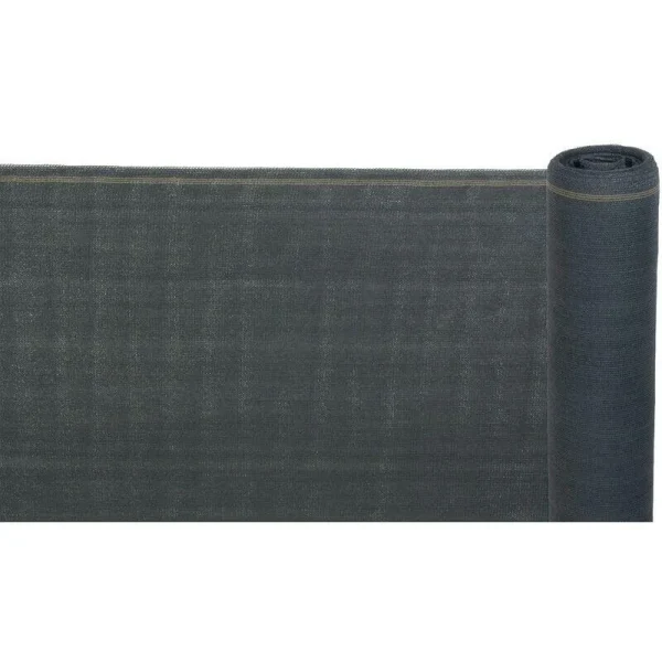 Plasa de umbrire, HDPE, UV, 150 g/mp, grad umbrire 90%, antracit, 1.5x25 m, Strend Pro