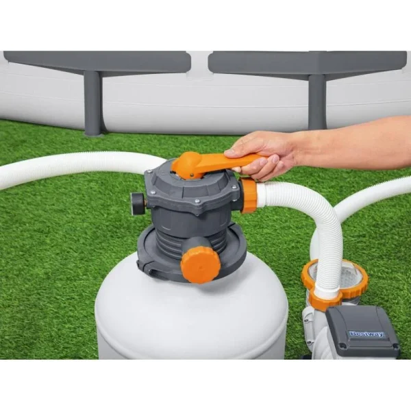 Pompa filtrare cu nisip pentru piscina, 11355 l/h, Bestway FlowClear