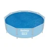 Prelata solara acoperire piscina 244 cm, rotunda, albastra, Bestway FlowClear