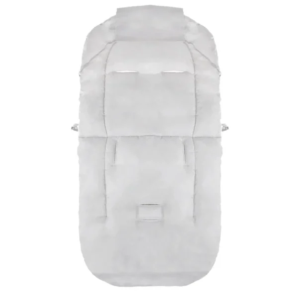 Sac de dormit pentru copii, bebelusi, cu husa, gri si albastru, 90x43/35 cm, Springos