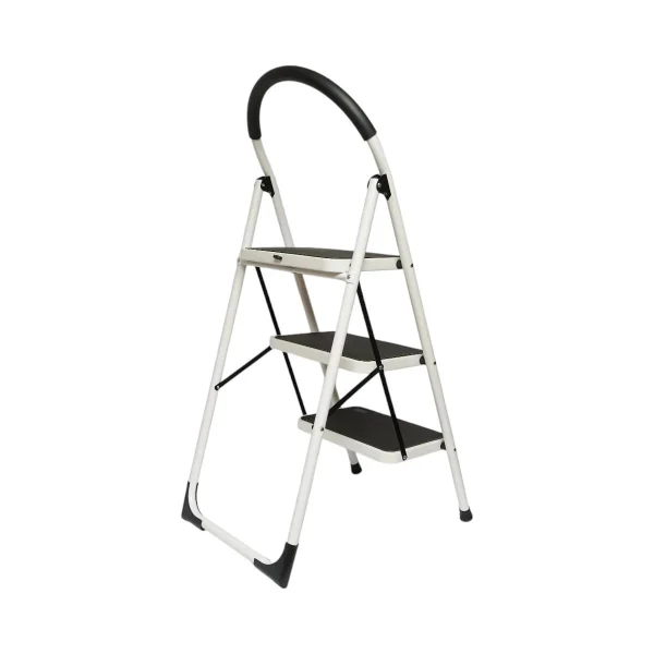 Scara metalica, 3 trepte, max 150 kg, 127 cm, Crownman