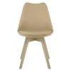 Scaun bucatarie/living, Artool, Mark, PP bej, picioare bej, 49x43x82 cm