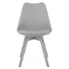 Scaun bucatarie/living, Artool, Mark, PP gri, picioare gri, 49x43x82 cm