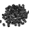 Set 100 buc. capace valva/ventil, material plastic, culoare Neagra, pentru Autoturisme, Camioane, Biciclete, Moto, ATV, Quad