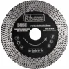 Set 2 discuri diamantate turbo, subtire, dublu segmentat, placi ceramice, taiere umeda si uscata, 115 mm/22.23 mm, Richmann Exclusive