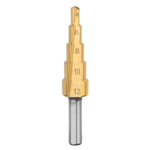 Burghie in trepte, set 7 buc, 4-12.4 mm, Graphite