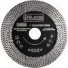Set 2 discuri diamantate turbo subtire, dublu segmentat, placi ceramice, taiere umeda si uscata, 125x10x20x22.23 mm, Richmann Exclusive