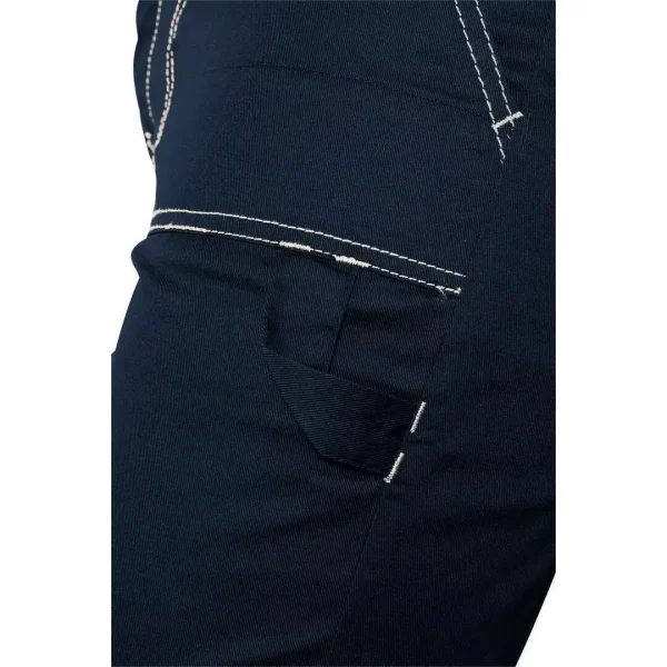 Pantaloni de lucru cu pieptar, salopeta, jacheta, bleumarin, model Twill, marimea S, NEO
