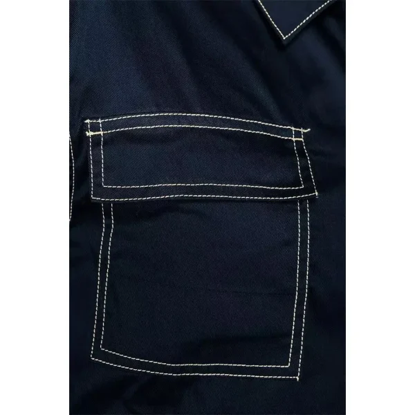 Pantaloni de lucru cu pieptar, salopeta, jacheta, bleumarin, model Twill, marimea S, NEO