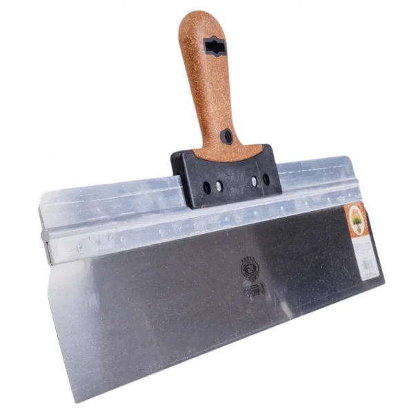 Spaclu inox fatade, 48x10 cm x 0.5 mm, maner pluta, Olejnik