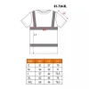 Tricou de lucru, reflectorizant, galben, model Visibility, marimea XL/56