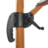 Umbrela gradina/terasa, cu articulatie, antracit, 300 cm, Roma