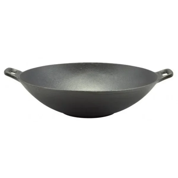 Vas de fonta tip Wok, 37x10 cm, Perfect Home 