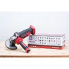 Polizor unghiular, flex, cu acumulator 4 Ah, incarcator 20V Li-ion, 2 discuri si manusi, 125 mm, Worcraft