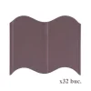 Bordura gazon din plastic, maro, set 32 buc, 5.1 m x 120 mm, Strend Pro