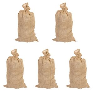Set 5 saci iuta naturala cu snur