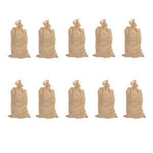 Set 10 saci iuta naturala cu snur