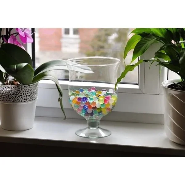 Set 5 bile decorative hidrogel, pentru udarea plantelor, multicolor, 5 g