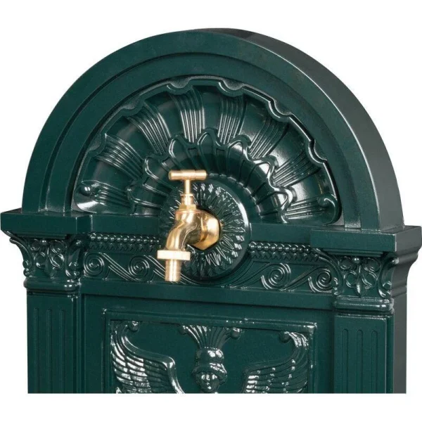 Chiuveta de gradina, aluminiu, verde inchis, 39x32x83 cm, Strend Pro