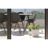 Ghiveci decorativ de flori, rotund, alb, 12 L, 28.5x25.6 cm, Boardee Basic