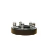 Distantier janta auto, dimensiune 5x120, grosime 25mm, prindere dubla cu piulite incluse M14x1.5