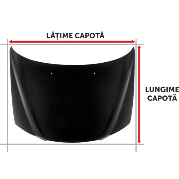 Folie Capota Auto "Hood Art" rezistenta la exterior, marime S (150 x 110cm) - Cod: AVX-CAPOTA-027S