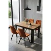 Scaun bucatarie/living, Artool, Cieza, catifea aramie, picioare metal negru, 49x60x87 cm