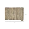Gard/paravan din bambus natural, 5x1.5 m, sarma zincata