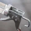 Pistol, presa, cartus silicon, otel cromat, tija zimtata, 300 ml, Beorol