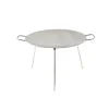 Disc pentru gratar, inox, cu picioare, 55x38 cm, Perfect Home