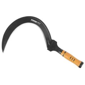 Secera manuala cu maner ergonomic PVC, lama 180 mm, taiat iarba, buruieni si recoltat in spatii inguste, Strend Pro