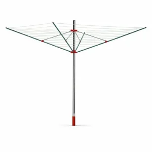 Uscator rufe de exterior, rotativ, 4 brate, capacitate uscare 40 m, rezistent la UV si intemperii