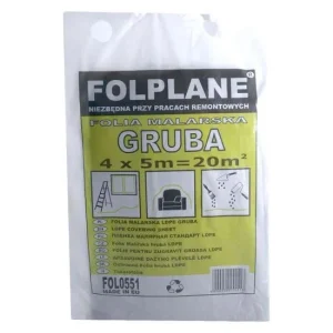 Folie pentru zugravit, LDPE, 4x5 m, 20mp, 20 microni, Painter