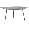 Disc pentru gratar, metalic, cu picioare, 39.5x30.5 cm, Perfect Home