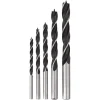 Set 5 burghie pentru lemn, 4-10 mm, Richmann