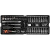 Set capete diverse cu cheie, sertar TIP A (385x150 mm) pentru dulap mobil, 1/4", 4-14 mm, 44 elemente, RICHMANN EXCLUSIVE