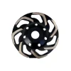 Disc diamantat slefuire, beton, slefuire uscata, segment "S", 125 mm/22.23 mm, Richmann Exclusive