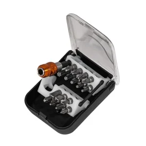 Set varfuri, biti, adaptor magnetic, 17 buc, 25 mm, Richmann Exclusive