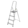 Scara aluminiu, 3 trepte, platforma, max 125 kg, 1.45 m, Drabest