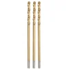 Burghiu pentru metal, nitrura de titan, 3 buc, 1 mm, Jufisto