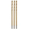 Burghiu pentru metal, nitrura de titan, 3 buc, 2 mm, Jufisto
