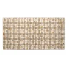 Panou decorativ, PVC, model mozaic, nuante portocaliu murdar, 96x48.5cm