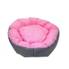 Culcus pentru caine/pisica, model buline, roz, 67 cm