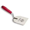 Mistrie inox, semirotunda, 10 cm, maner lemn, Olejnik
