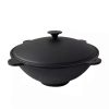 Oala de fonta tip wok