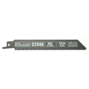 Panza, lama, fierastrau tip sabie, pentru metal, HSS bimetal-Cobalt, 14 TPI, set 5 buc, 150 mm, Richmann Exclusive