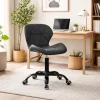 Scaun de birou, Artool, Noto, piele ecologica, negru, 53.5x57x87 cm