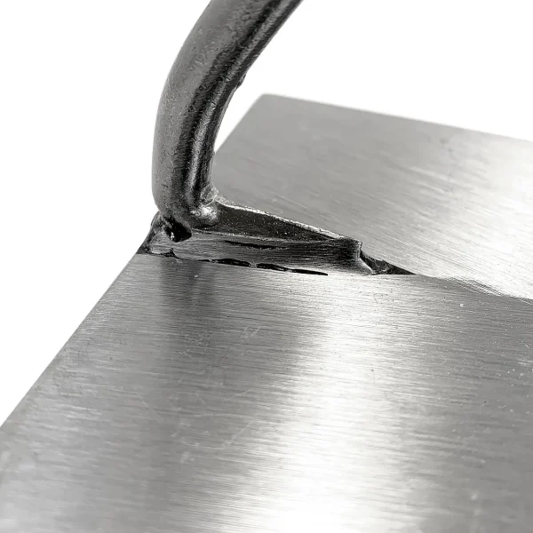Mistrie inox, trapez, ingusta, sudata, calita, 18 cm, maner lemn, Olejnik